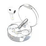 BWOO BO-BW95-WH Transparent Wireless Earbuds – White - Image 2