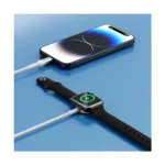 BWOO BO-WL21 2-in-1 Magnetic Wireless Charger – White - Image 2