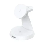 BWOO BO-WL23 3-in-1 MagSafe Wireless Charger – White - Image 2