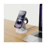 BWOO BO-WL23 3-in-1 MagSafe Wireless Charger – White - Image 4
