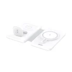 BWOO BO-WL24 3-in-1 Foldable Charging Station Wireless Charger – White