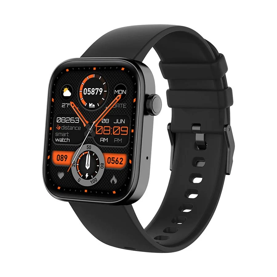 colmi-p71-black-bluetooth-calling-smart-watch-11726315964 COLMI P71 Black Bluetooth Calling Smart Watch - Image 1