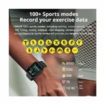 COLMI P71 Black Bluetooth Calling Smart Watch - Image 6