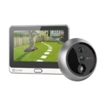 EZVIZ DP2C Wire-Free Peephole Smart Video Doorbell – Silver