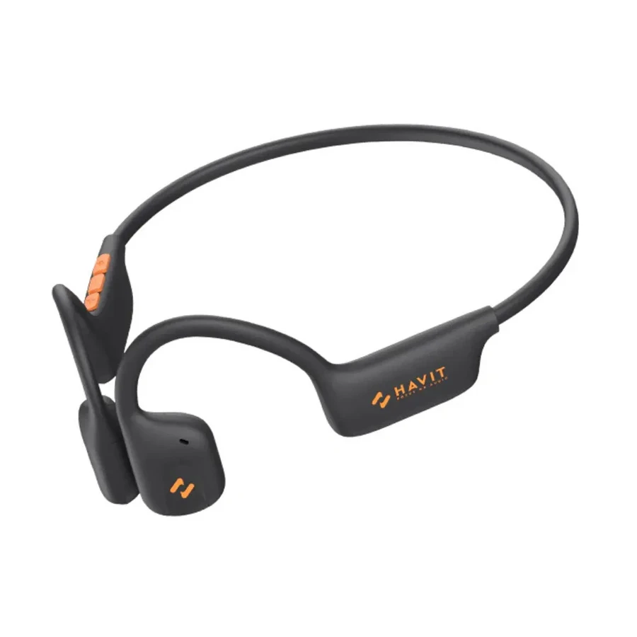 havit-freego1-air-conduction-black-neckband-21781077902 Havit Freego1 Air Conduction Wireless Neckband Earphone – Black - Image 1