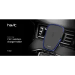 Havit H341 Qi Car Mount Wireless Charger – Black - Image 2