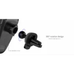 Havit H341 Qi Car Mount Wireless Charger – Black - Image 4