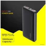 Havit PB90 10000mAh Power Bank – Black (22.5W) - Image 4