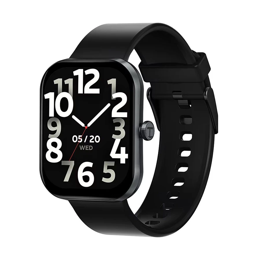 haylou-watch-s6-black-bluetooth-calling-smart-11746705440 Haylou Watch S6 Black Bluetooth Calling Smart Watch - Image 1