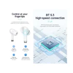 Hoco EQ2 Wireless Earbuds – Black - Image 5
