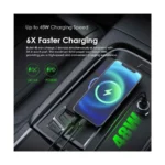 Oraimo Bullet 48 2-Port Car Charger – Dark Chrome - Image 3
