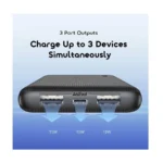 Oraimo PowerFlow B11 10000mAh Power Bank – Black (15W) - Image 4