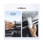 UGREEN 30283 Air Vent Mount Car Air Vent Phone Holder – Gray - Image 3