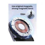 Ugreen CD345 MagSafe Auto-Alignment Car Mount Wireless Charger – Black - Image 3