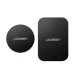UGREEN LP123 (60410) Rectangular + Rounded Metal Plate Metal Plate for Magnetic Stand – Black