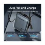 Vention FHFH0 10000mAh Power Bank – Gray (35W) - Image 2