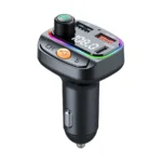 WiWU MP3 Car 3-Port Car Charger – Black