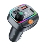 WiWU MP3 Car 3-Port Car Charger – Black - Image 2