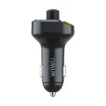 WiWU MP3 Car 3-Port Car Charger – Black - Image 5