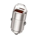 WiWU Nano Series 2-Port Car Charger – Titanium - Image 4
