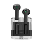 WiWU T21 Transparent Wireless Earbuds – Black