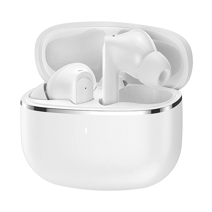 wiwu-t28-enc-white-tws-bluetooth-21763385490 WiWU T28 Wireless Earbuds – Black - Image 1