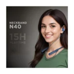 XTRA N40 Wireless Neckband Earphone – Blue (6 Month Warranty) - Image 3